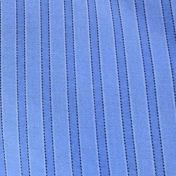BOGO 50%OFF Michael Kors Cotton Shirt Mens XL Blue Striped Long Sleeve Designer - Picture 4 of 10